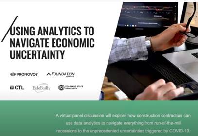using data analytics to rapidly respond to economic uncertainty in construction webinar